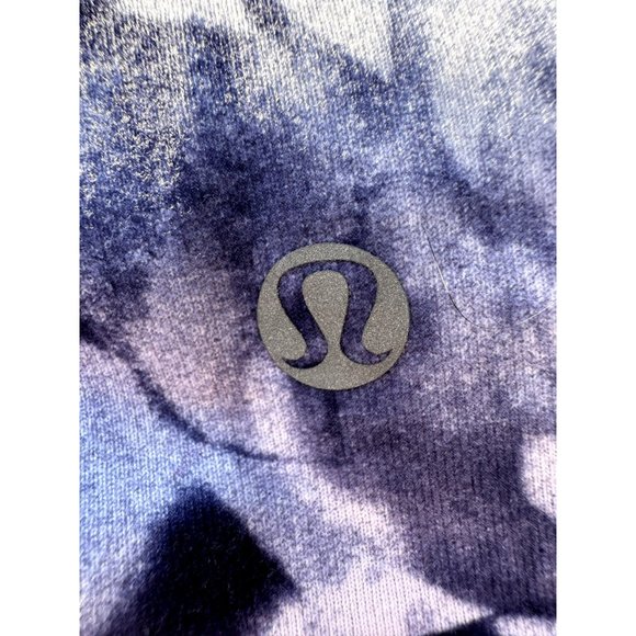 Lululemon Scoop Neck Tank Ink Blot White Deep Indigo / Heathered Deep Indigo 6 - Picture 6 of 8